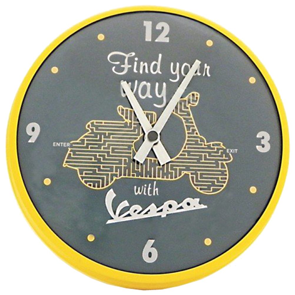 Horloge Vespa Scooter Piaggio Find Your Way