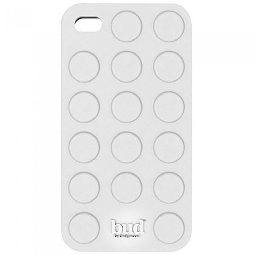 Coque Iphone 4 et 4 S Bump silicone blanche