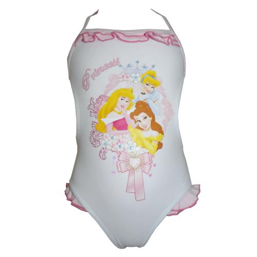 Maillot de bain Disney Princesses une pice Blanc  Sequins