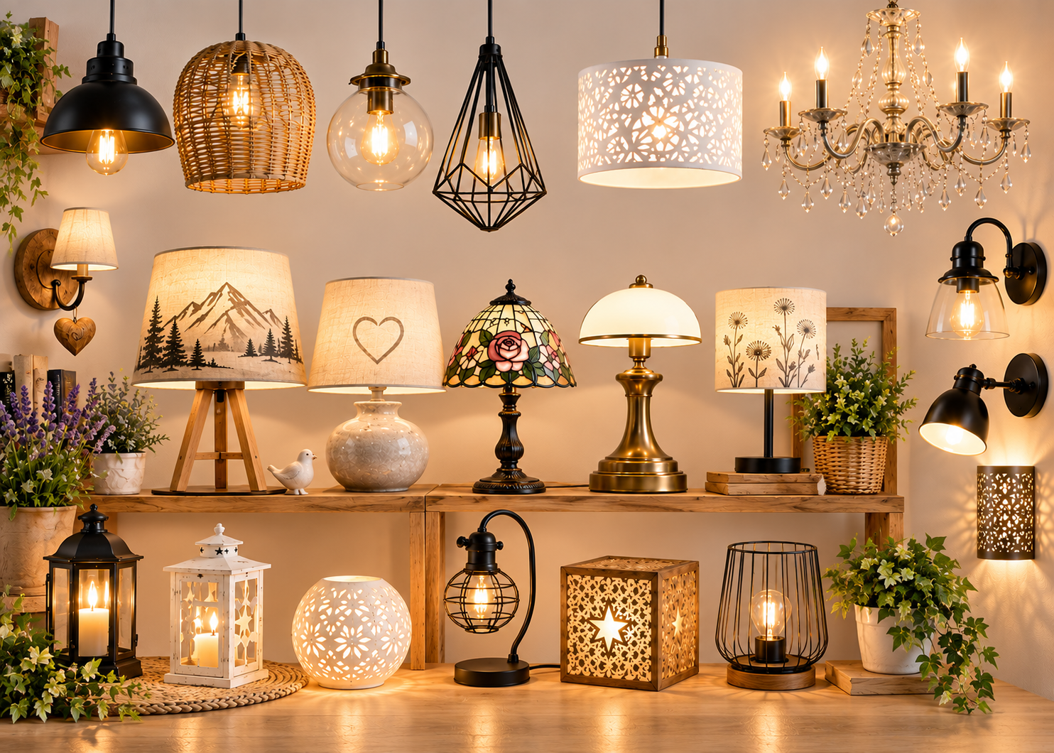 Lampe Luminaire applique lustre