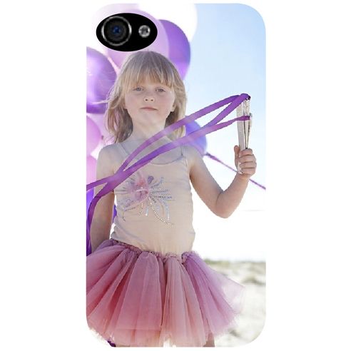 Coque iPhone 4/4S transparente avec PHOTO PERSONNALISEE