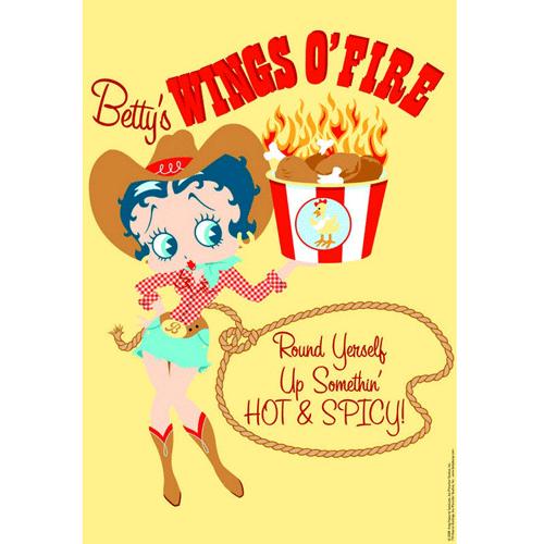 Grand sticker Deco Betty Boop 60 cm