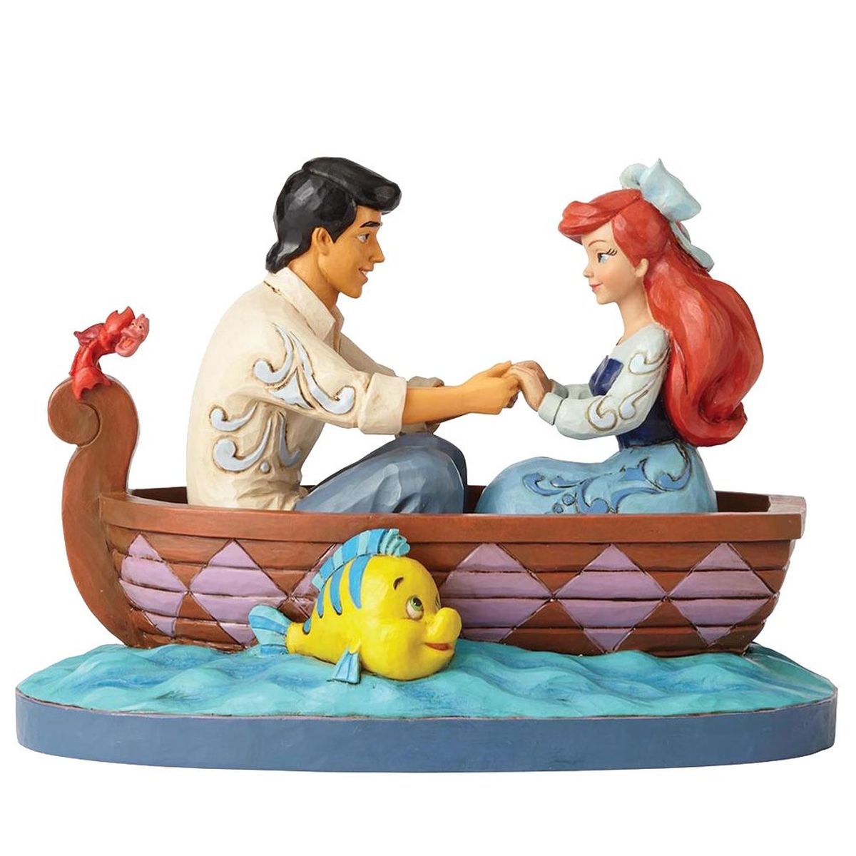 Figurine Ariel Disney Traditions Ariel, Prince Eric et Polochon