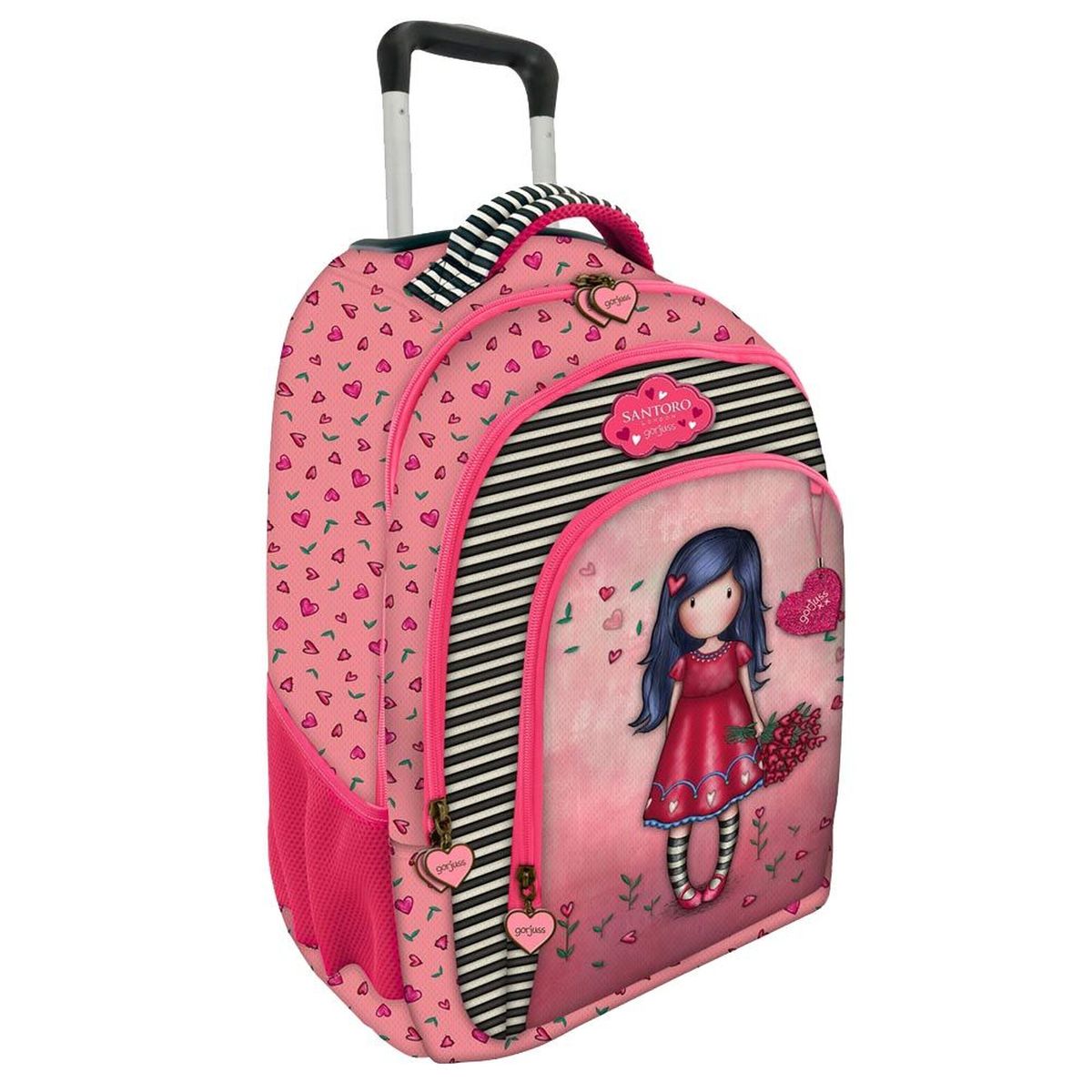 Sac  dos Trolley Scolaire Gorjuss Love Grows