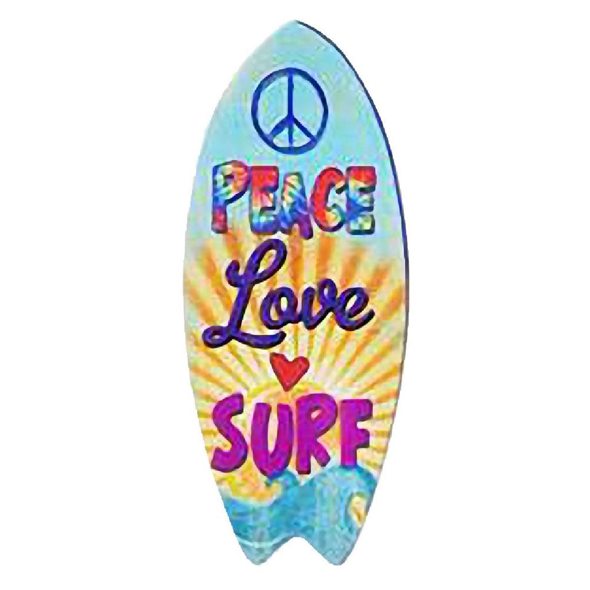 Magnet planche de surf en cramique 10 cm