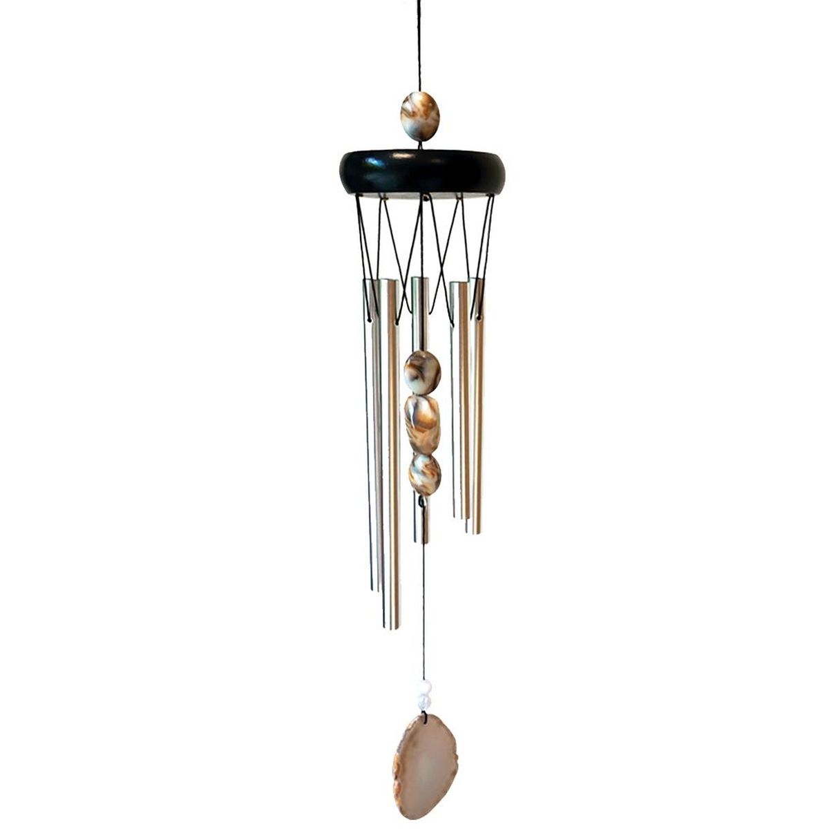 Carillon  vent Zen 4 tubes 51 cm - Naturel