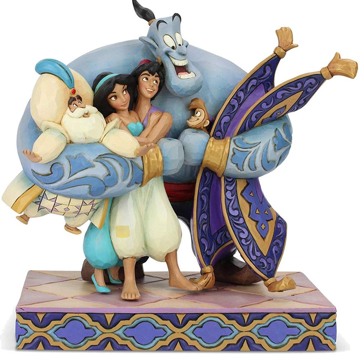 Figurine Aladdin Câlin de Génie - Collection Disney Traditions