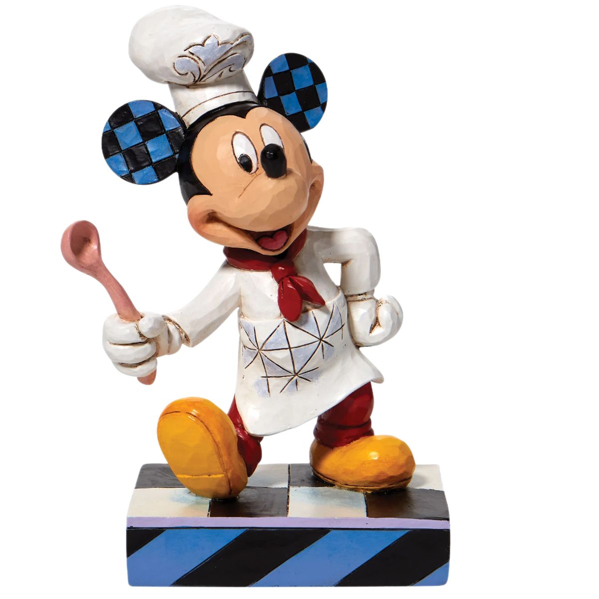 Disney Boule à Neige Mickey & Minnie Statue résine 15cm