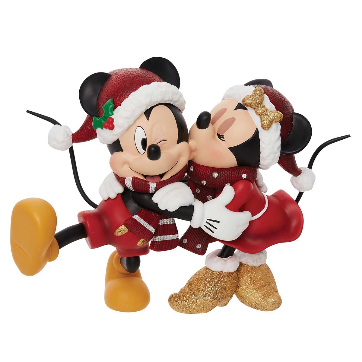 Figurine Mickey et Minnie Nol - Disney Showcase