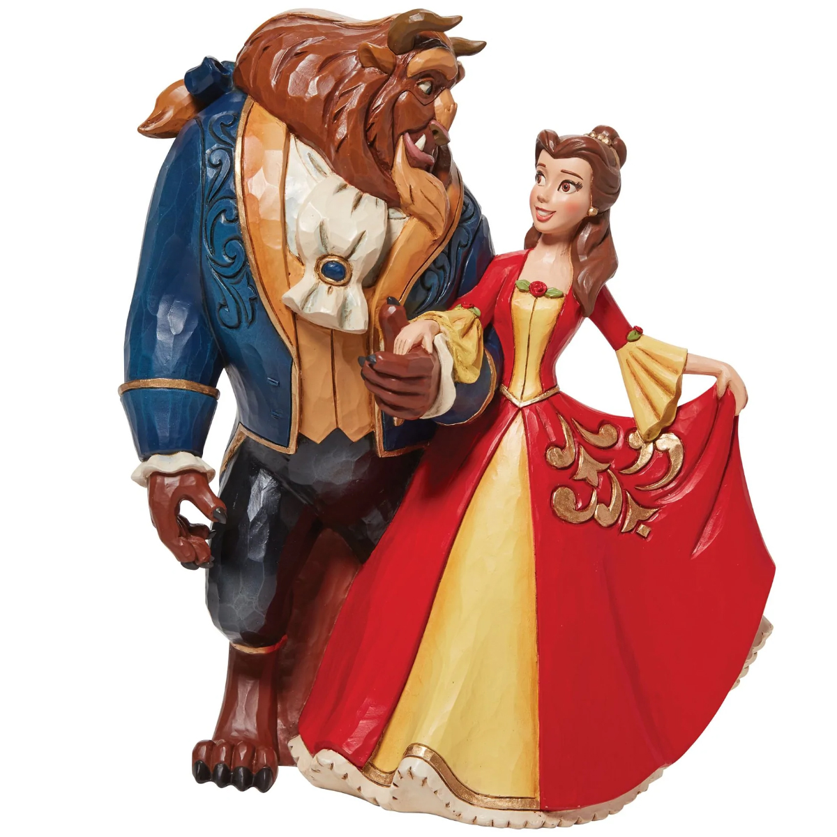 Figurine La Belle et La Bte Nol Enchant Jim Shore