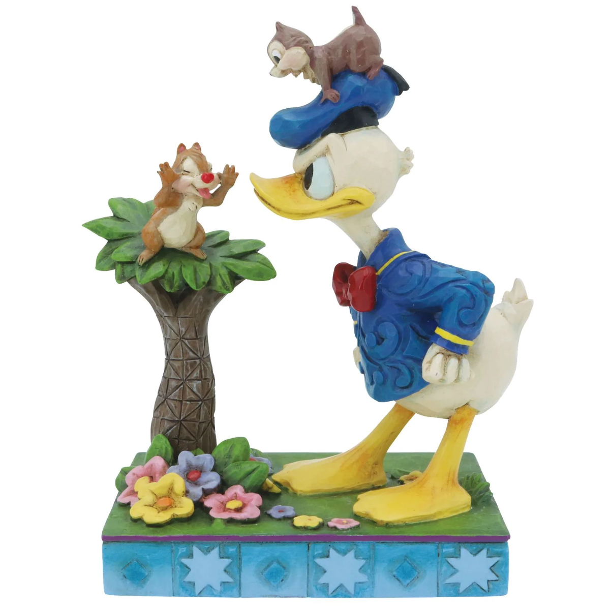 Figurine Donald avec Tic et Tac - Disney Traditions