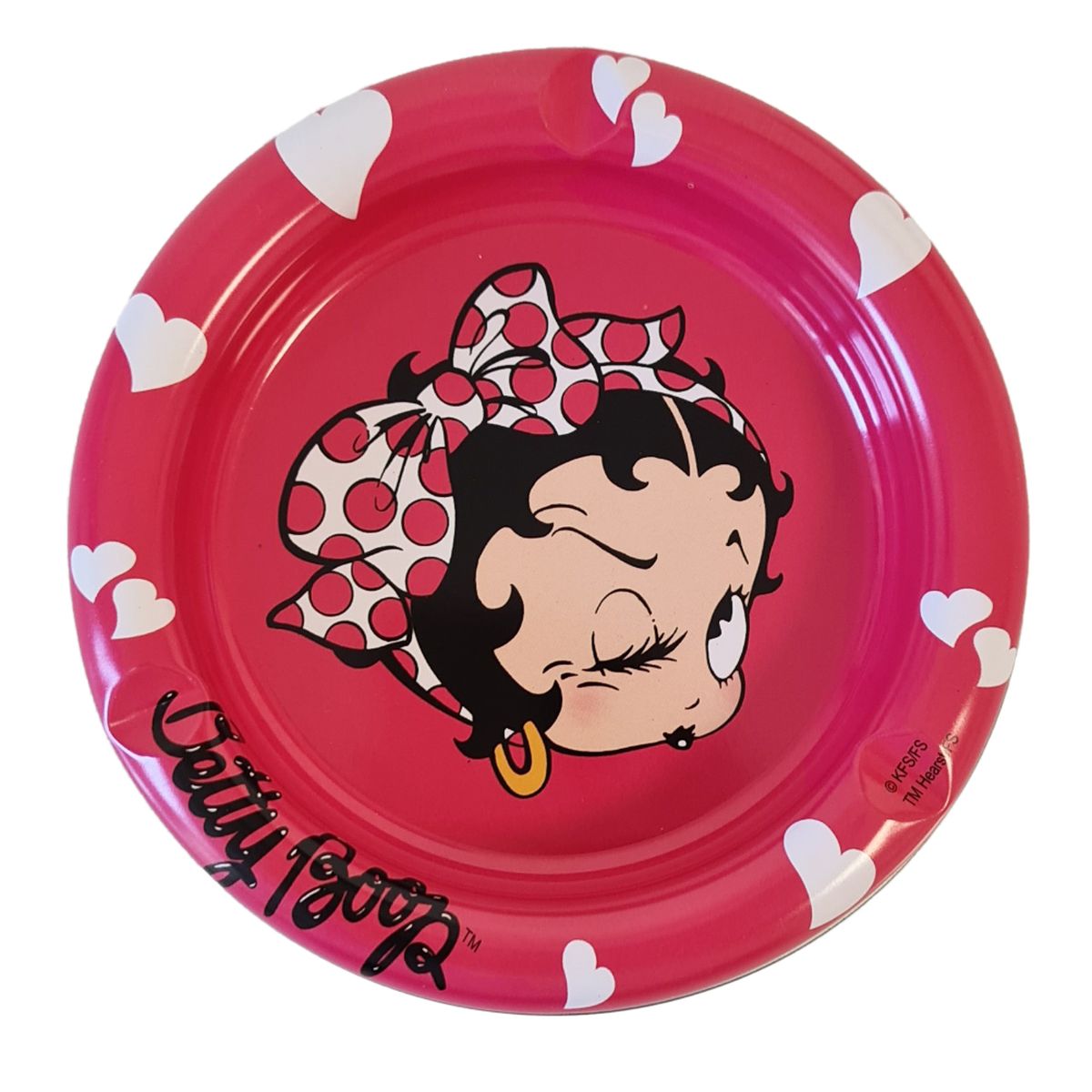 Cendrier Betty Boop en mtal - Coquine