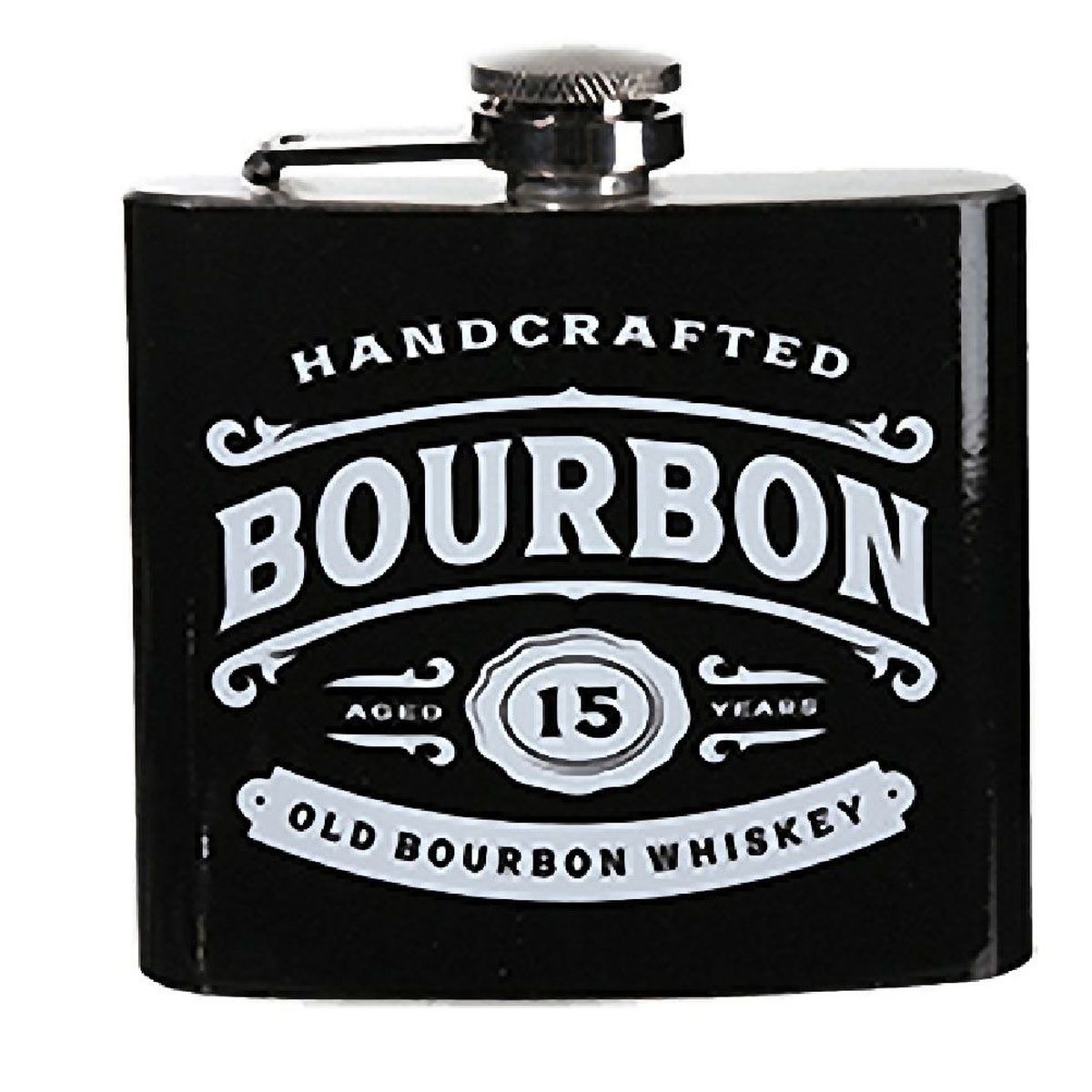 Flasque en mtal 150 ml - Bourbon