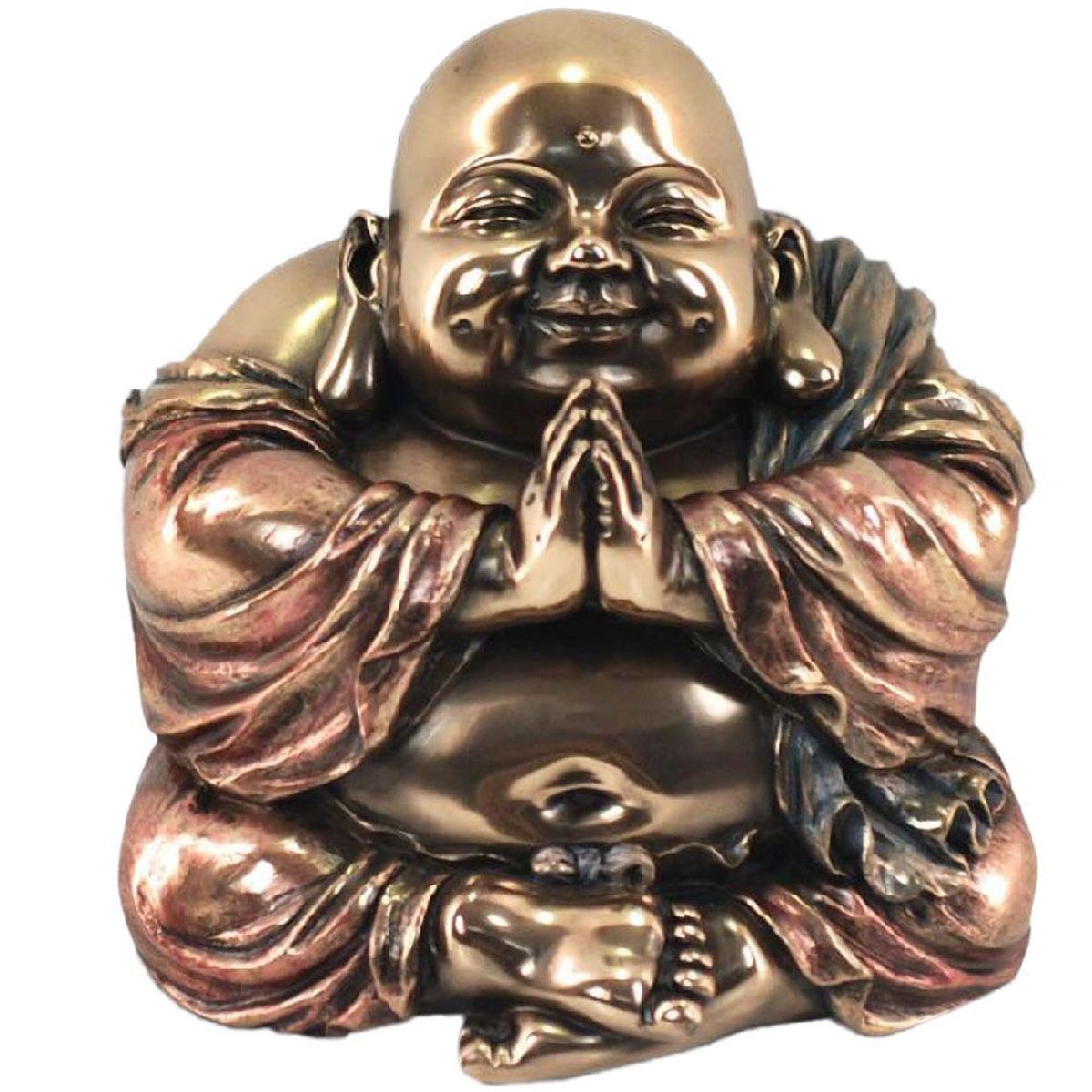 Figurine Bouddha Pudai en rsine 10 cm