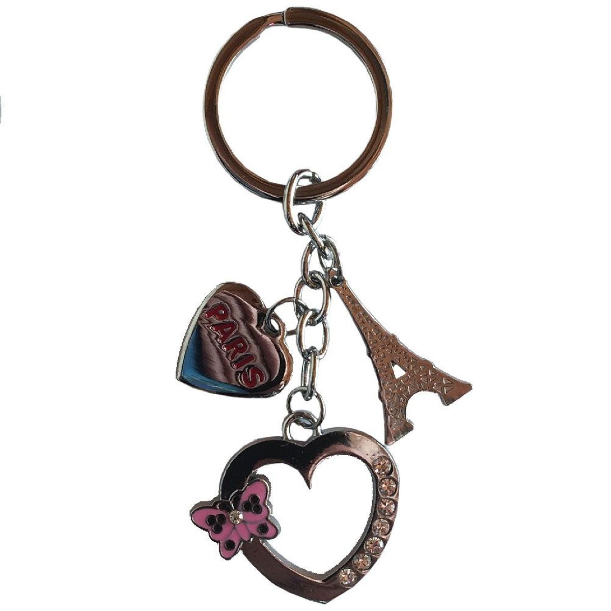 Porte cls Tour Eiffel charms Coeurs