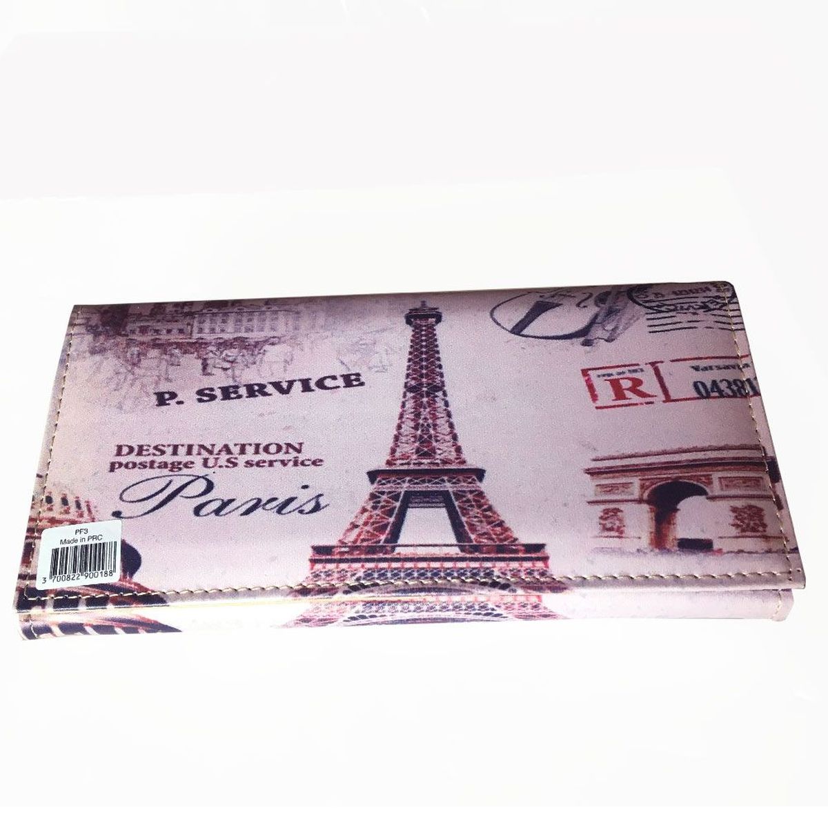 Portefeuille compagnon Destination Paris Tour Eiffel rose