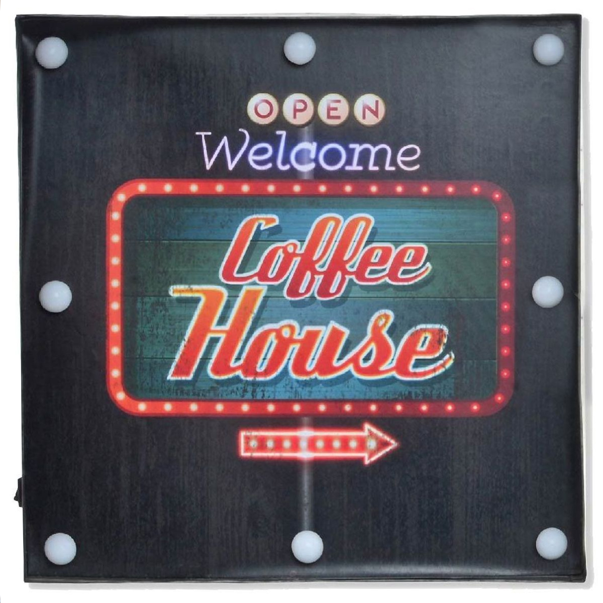 D�coration Lumineuse Coffee House r�tro