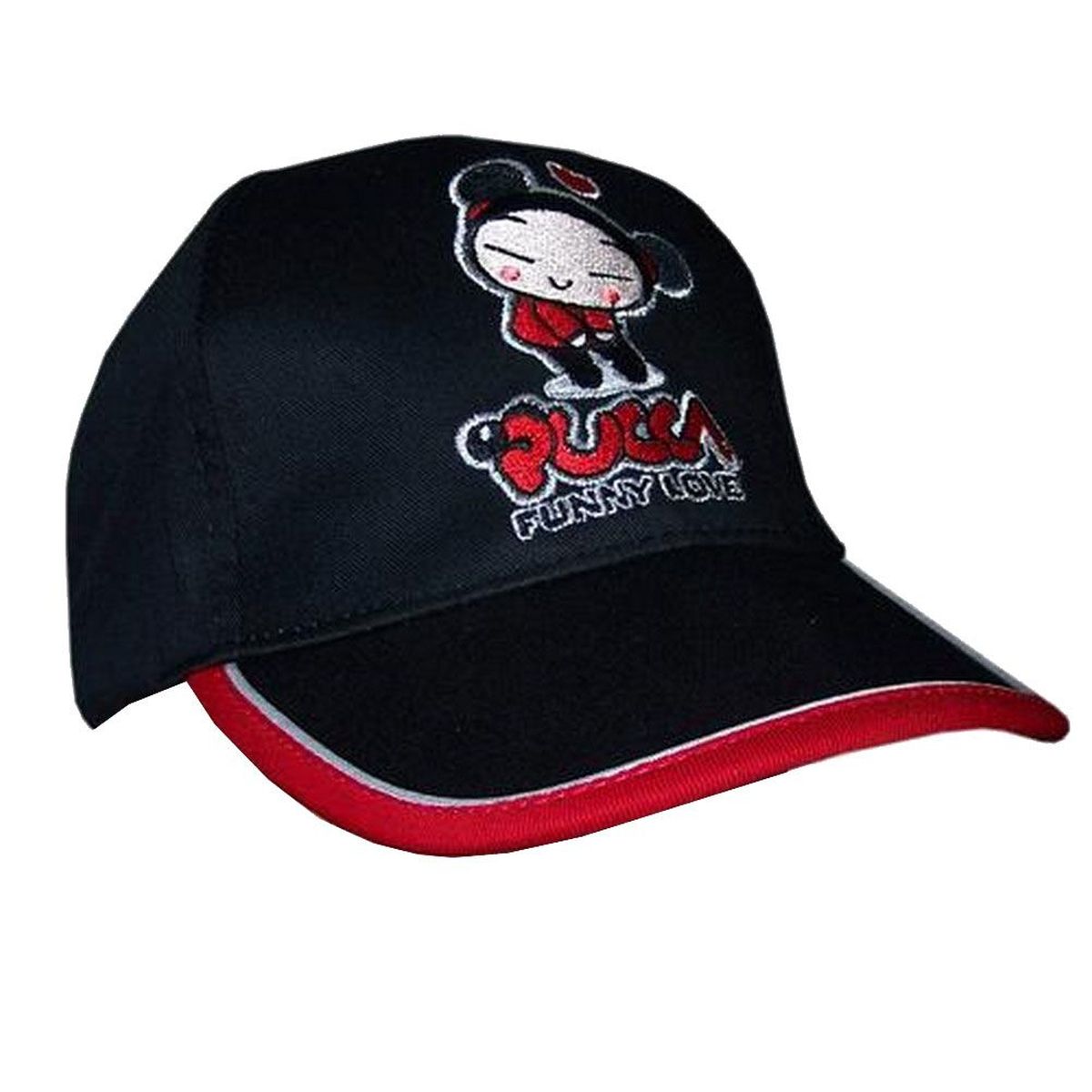 Casquette Pucca brode noire taille 52 cm