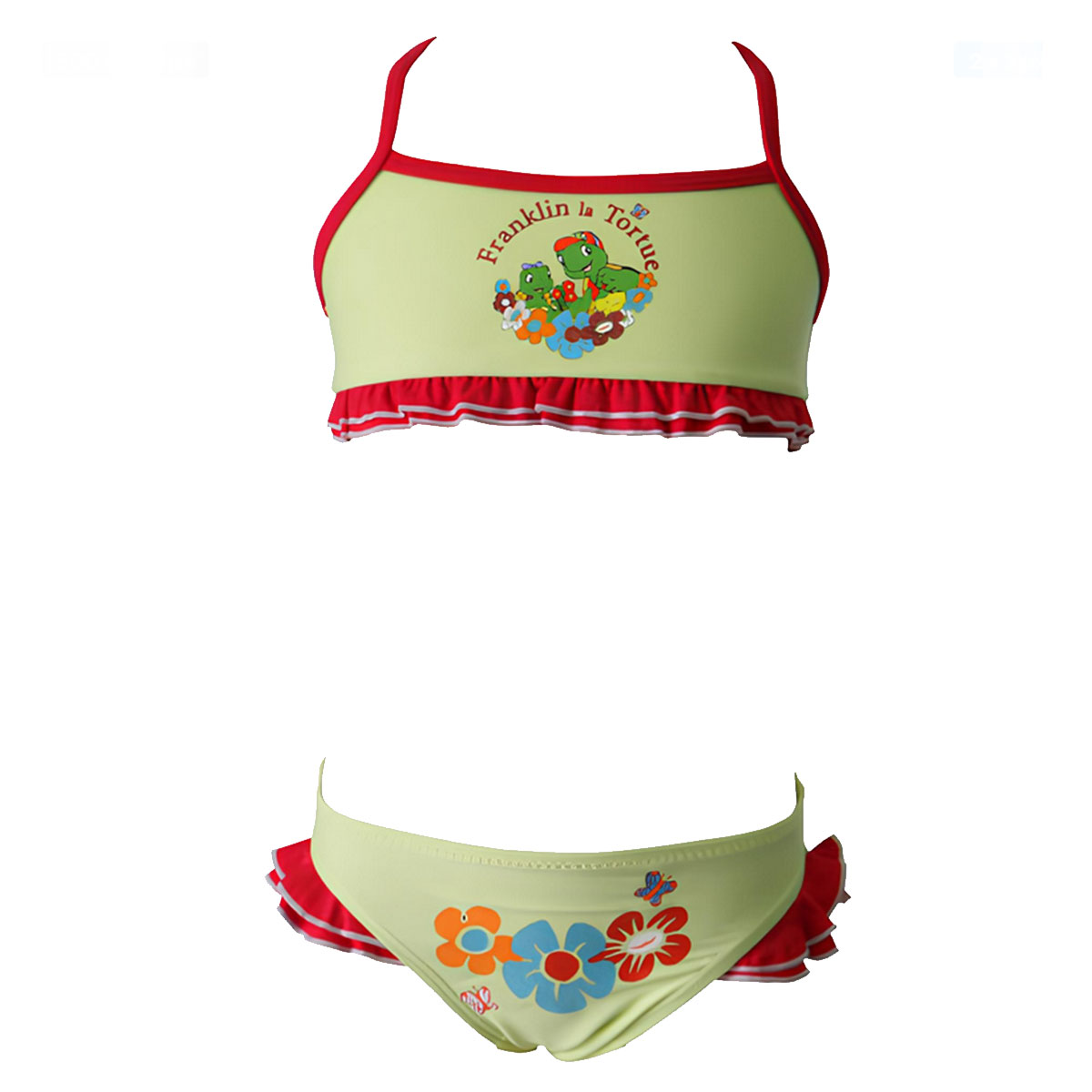 Maillot de bain Franklin la tortue 2 pices Vert Anis