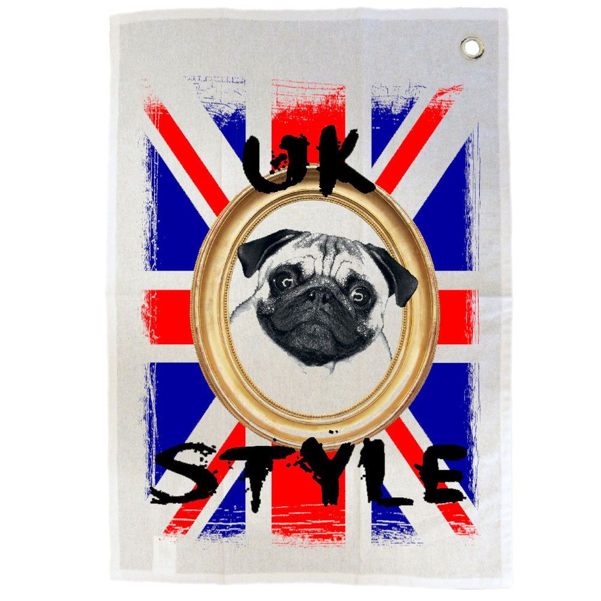 Torchon de cuisine Uk Style coton 50 x 70 cm