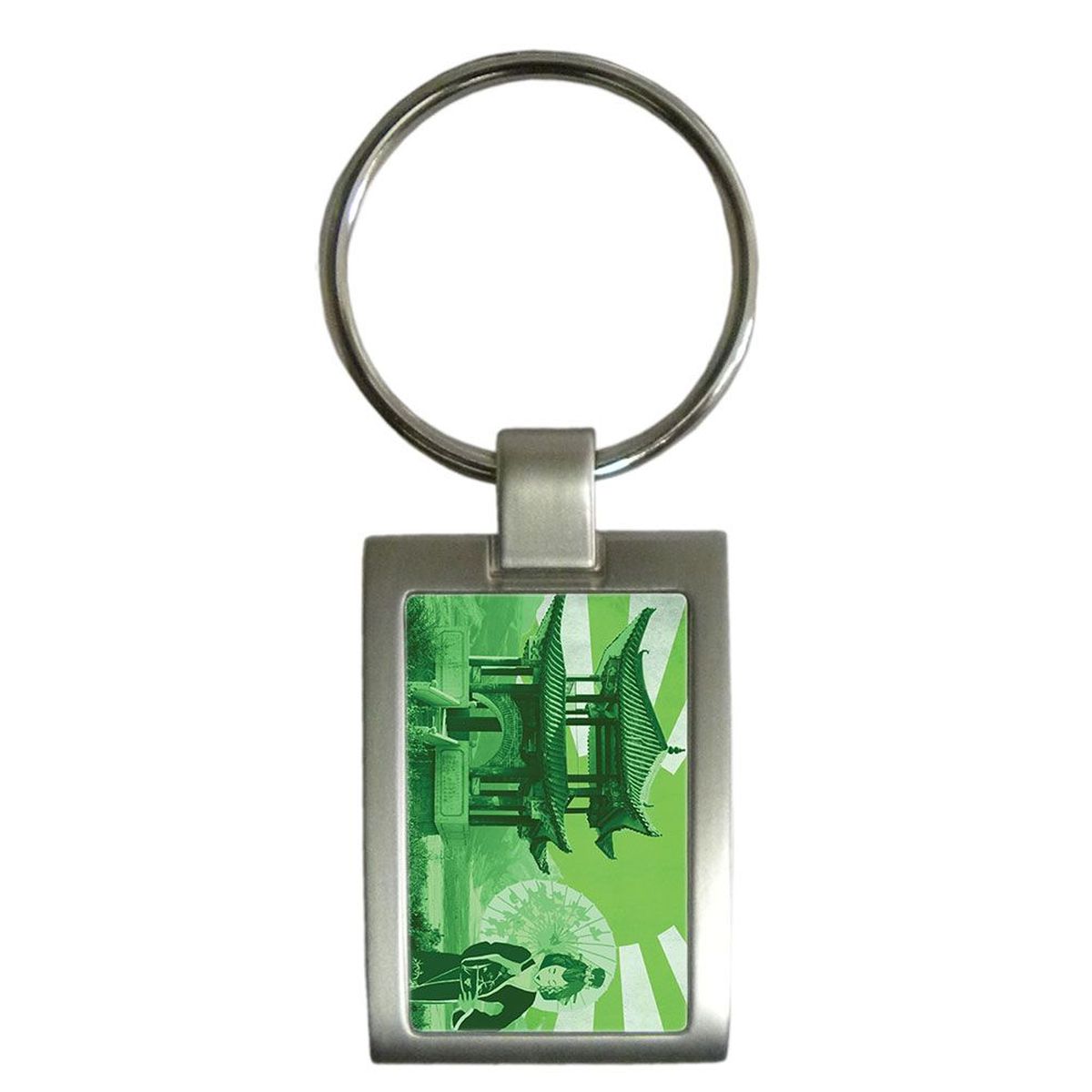 Porte cls Geishas vert en mtal par Cbkreation