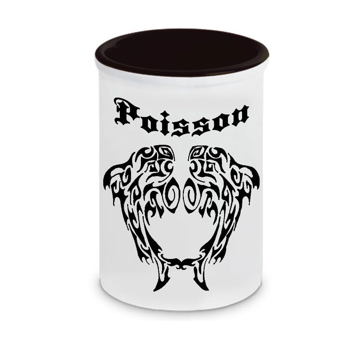 Pot  crayon Signe du Zodiaque Poisson par  Cbkreation