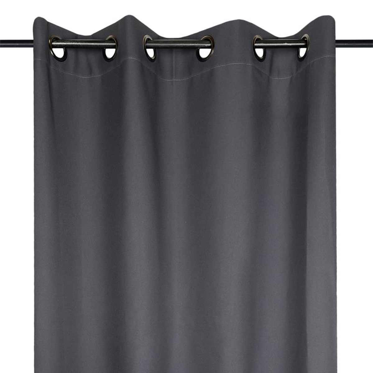 Rideau Tamisant Nelson  illets Anthracite  135 x 240 cm