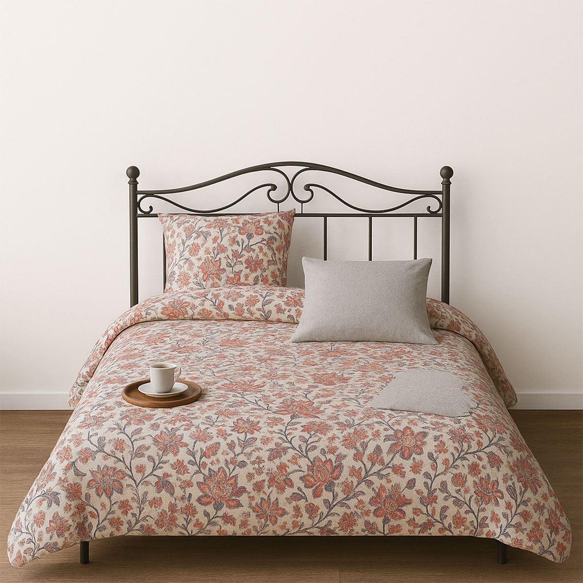 Housse de Couette Valdrome Colombe 260 x 240 cm - cru