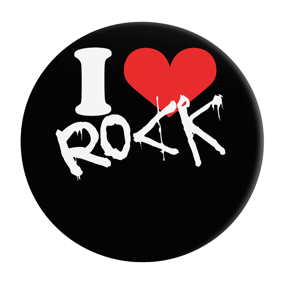 Miroir de sac I Love Rock Noir