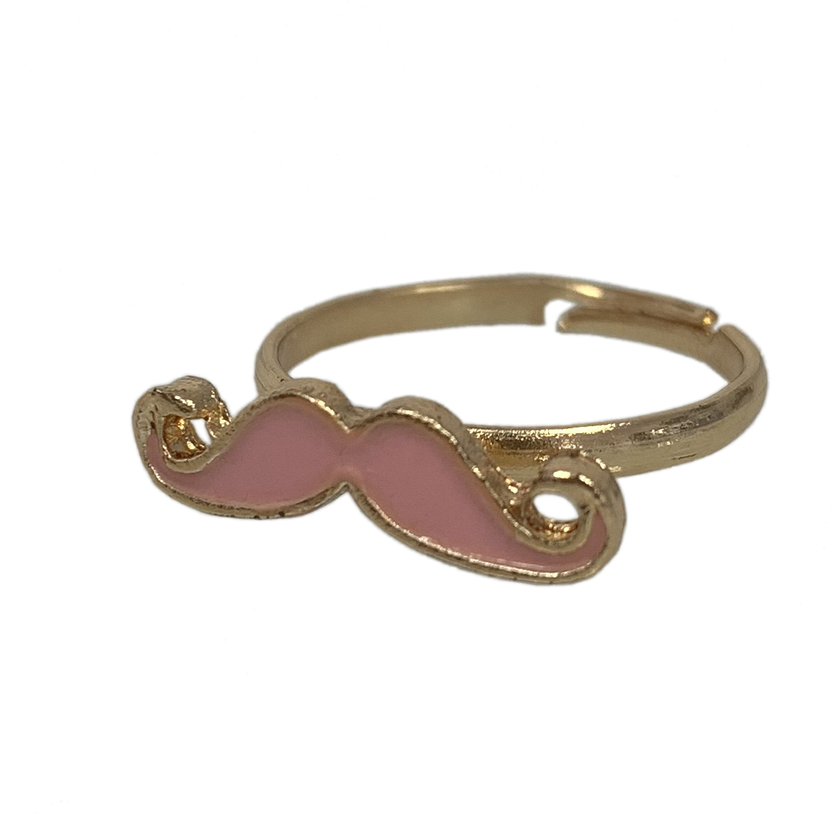 Petite Bague Moustache Rose