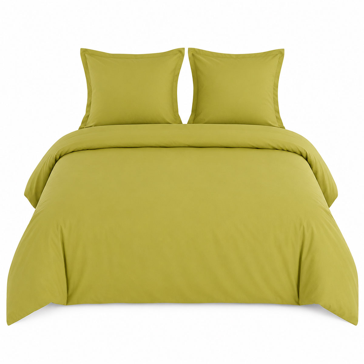 Housse de Couette 80 fils Coton percale 200 x 200 cm - Bambou