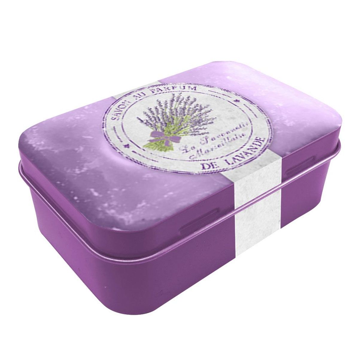 Boîte à Savon Provence - Parfum de Lavande 10 x 6.5 x 3.5 cm
