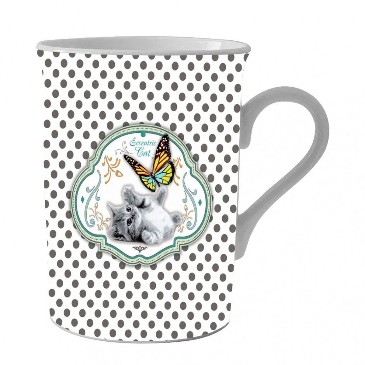 Mug Eccentric Cat - Le chat et le Papillon