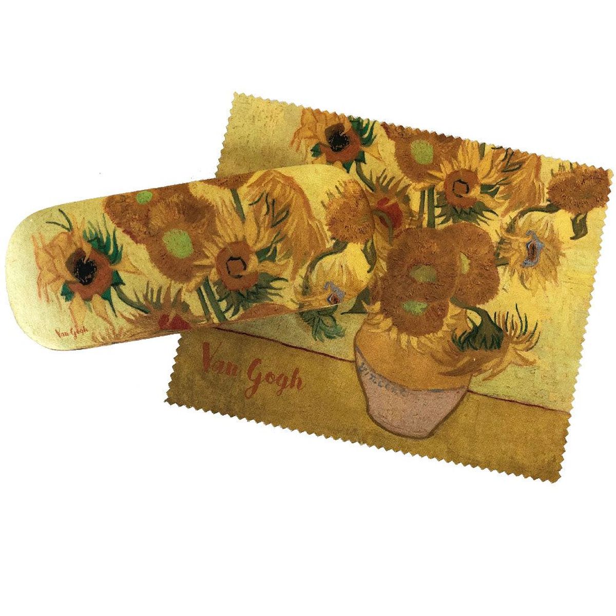 Etui  lunettes et Microfibre Van gogh - Tournesols