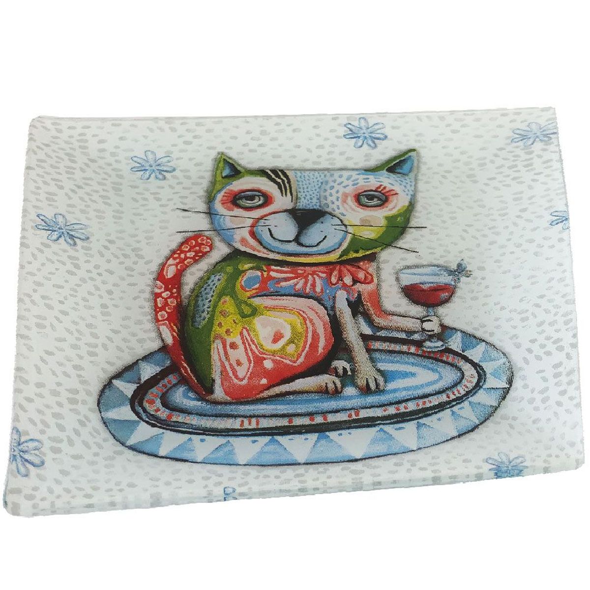 Coupelle Michelle Allen en verre Cat Wine 30 cm