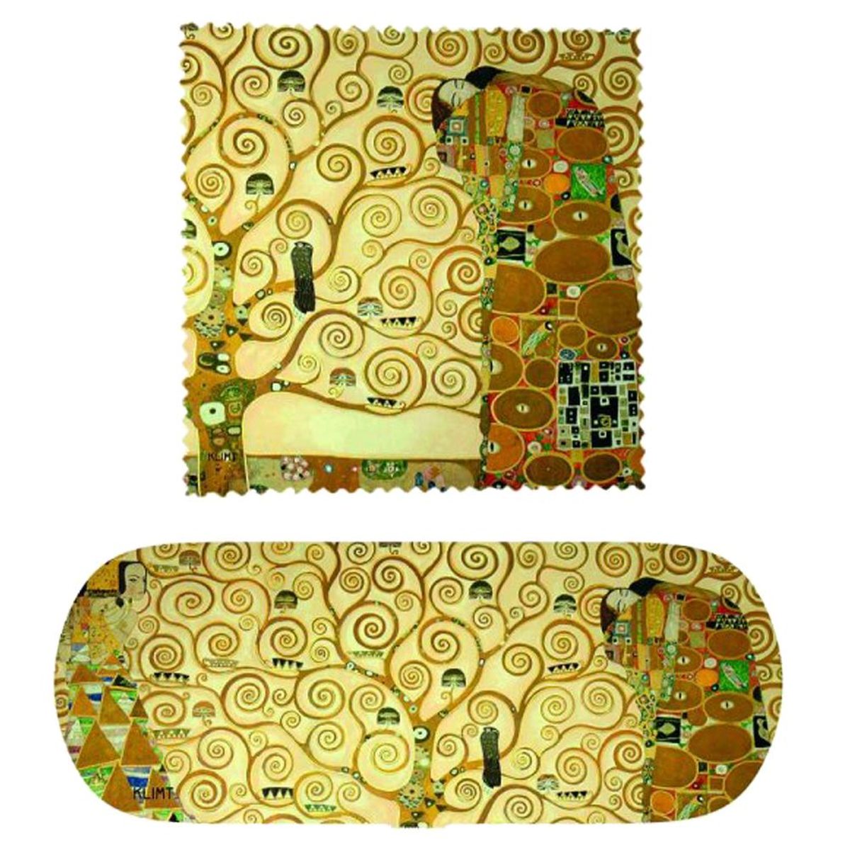 Etui  lunettes et Microfibre KLIMT - Arbre de Vie