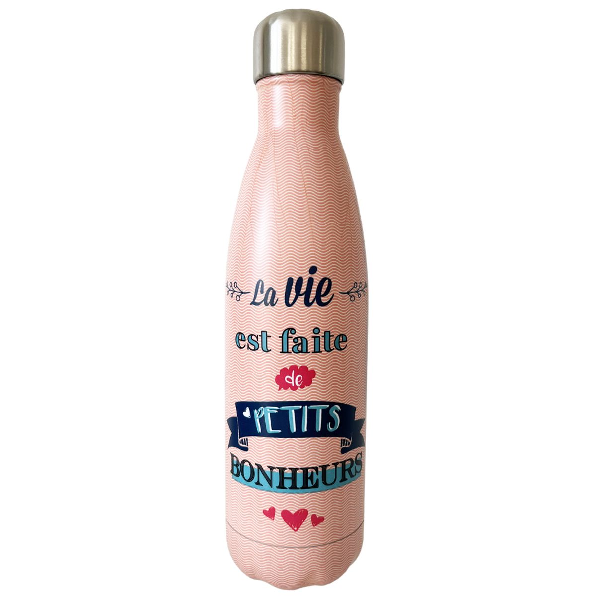 Gourde isotherme La vie est faite de Petits Bonheurs - 500 ml