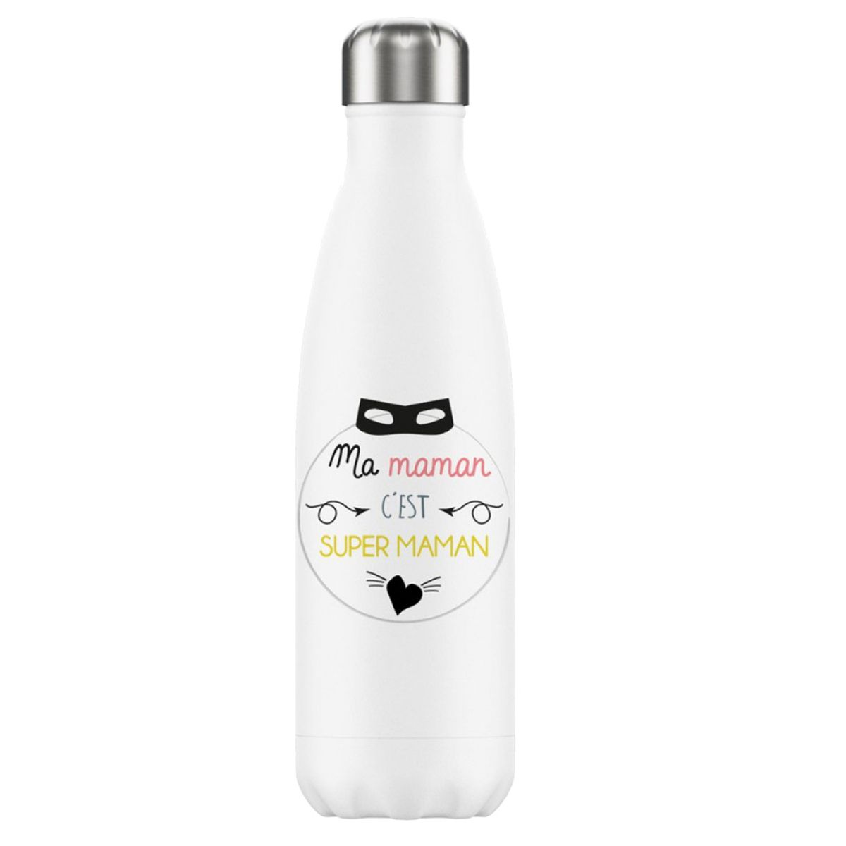 Gourde isotherme Ma Maman c'est Super Maman - 500 ml