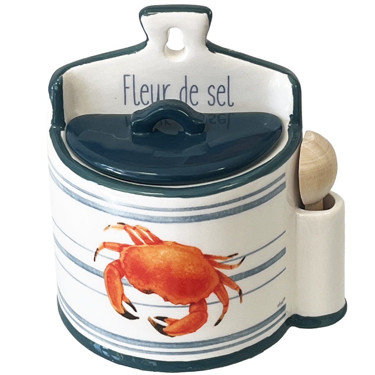 Pot  gros sel avec cuillre de bois Collection Sleepy