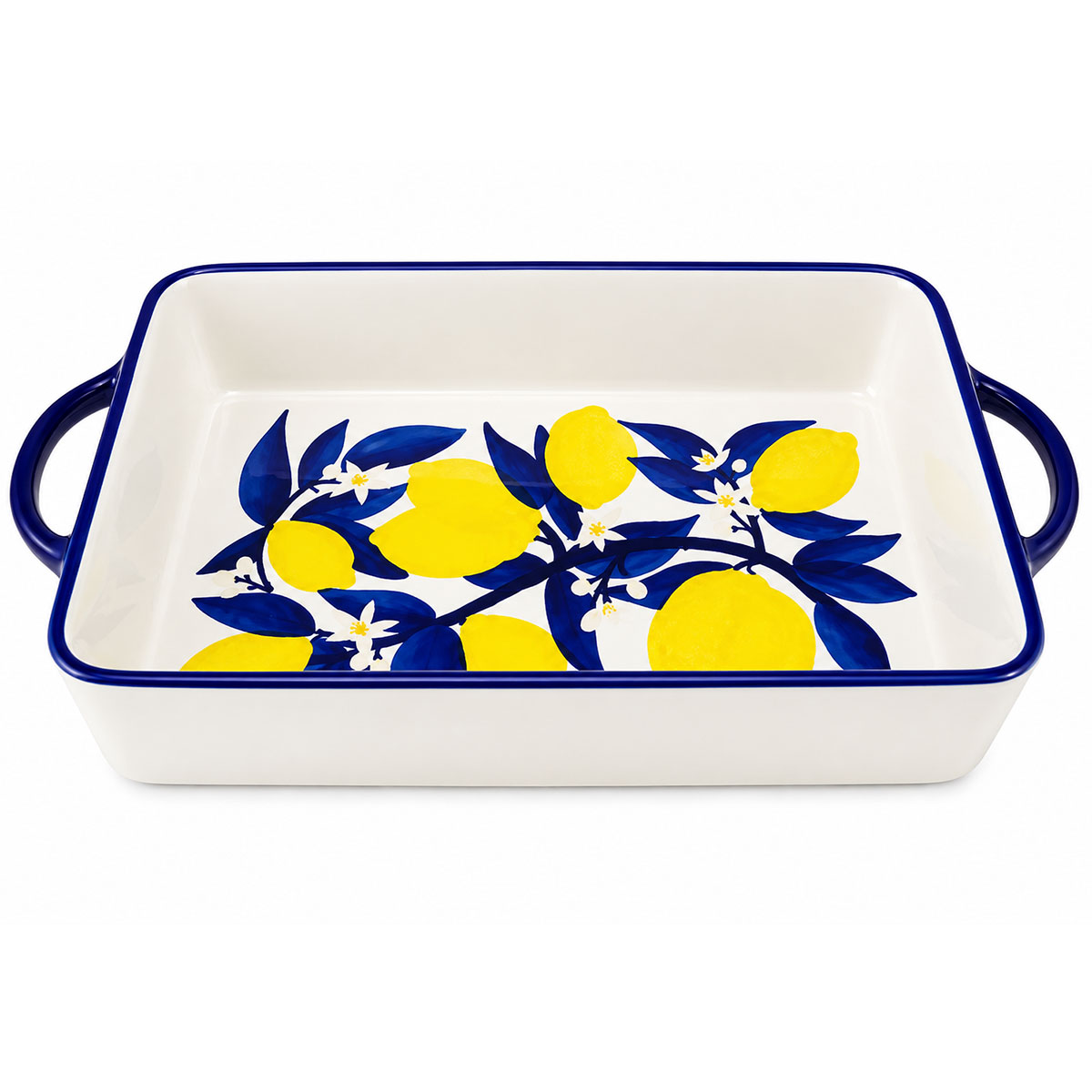 Plat � gratin rectangulaire citronnier en c�ramique 32 cm