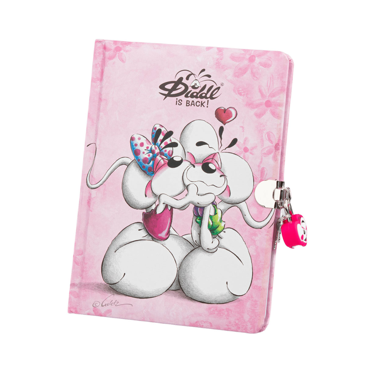 Carnet secret Diddl avec cadenas