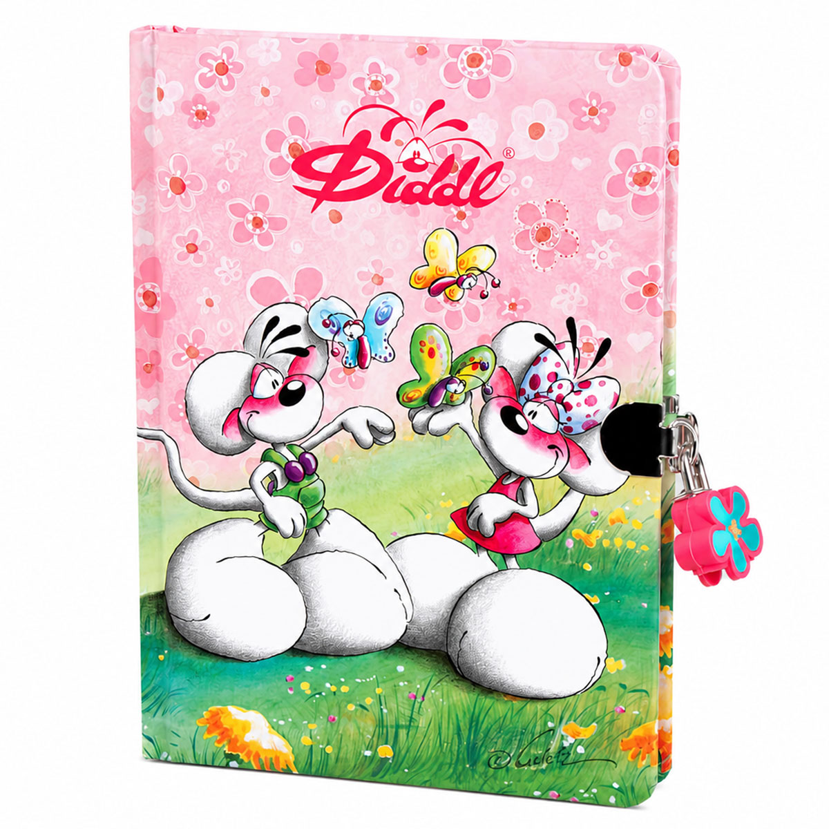 Carnet secret Diddl avec cadenas et cl�s