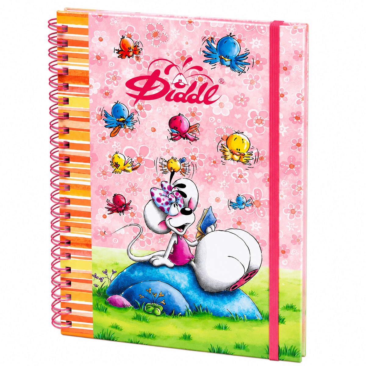 Cahier � Spirale A5 Diddlina Rose 80 Pages
