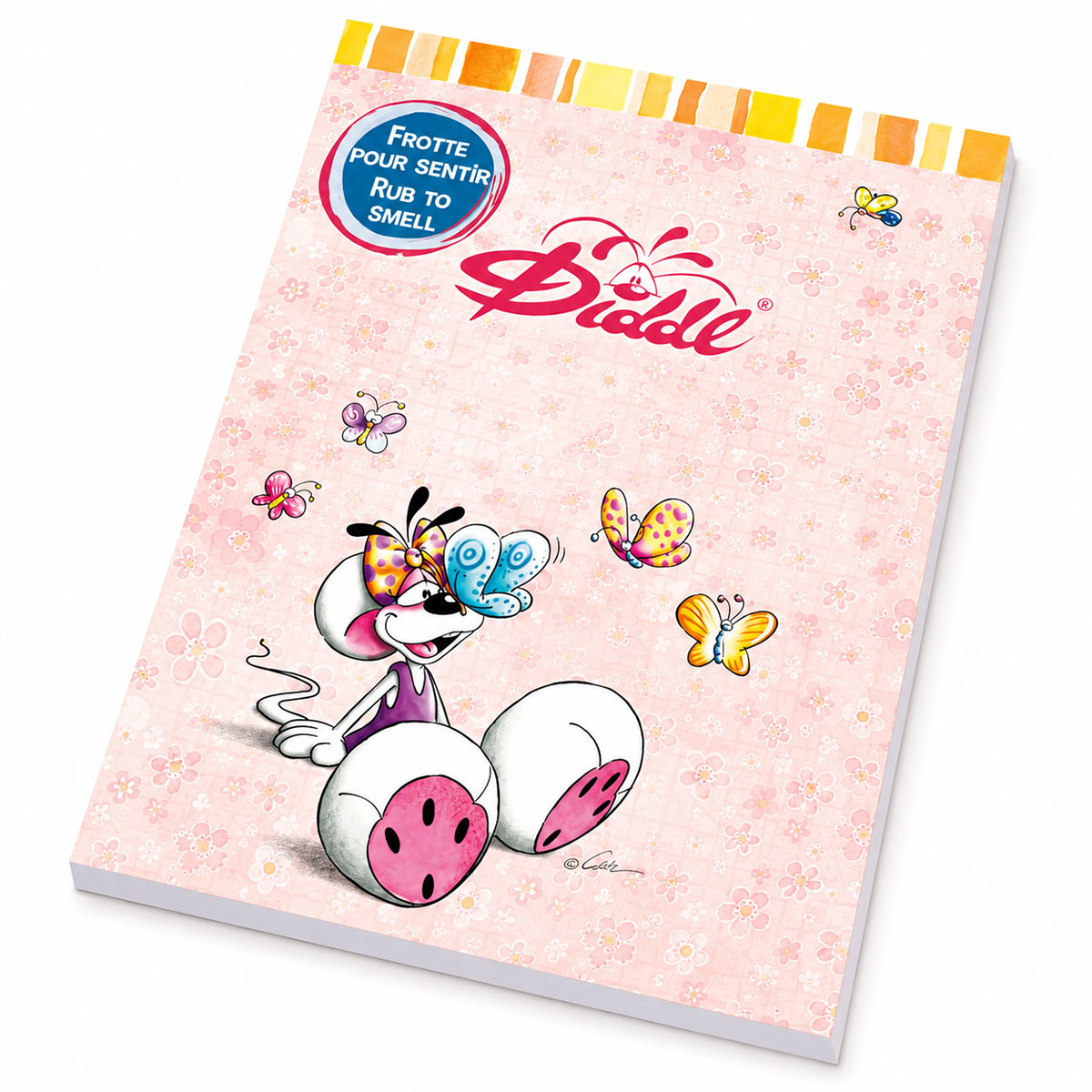 Bloc-notes parfum� Diddl format A5 � Diddlina