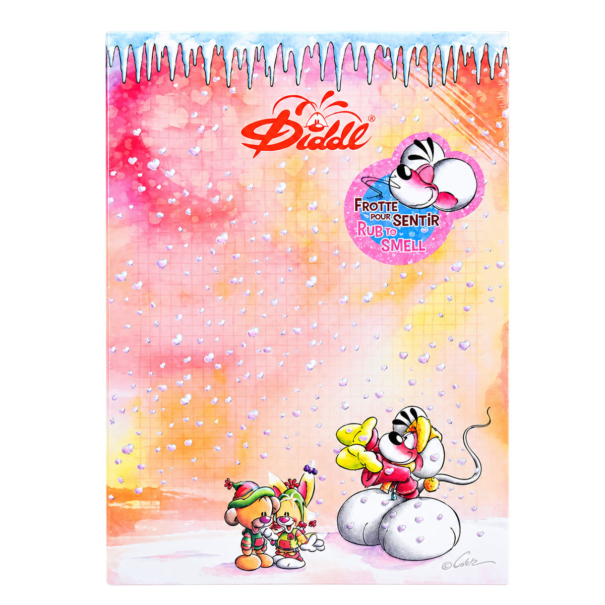 Bloc-notes Diddl hiver parfum� A4 � 80 pages