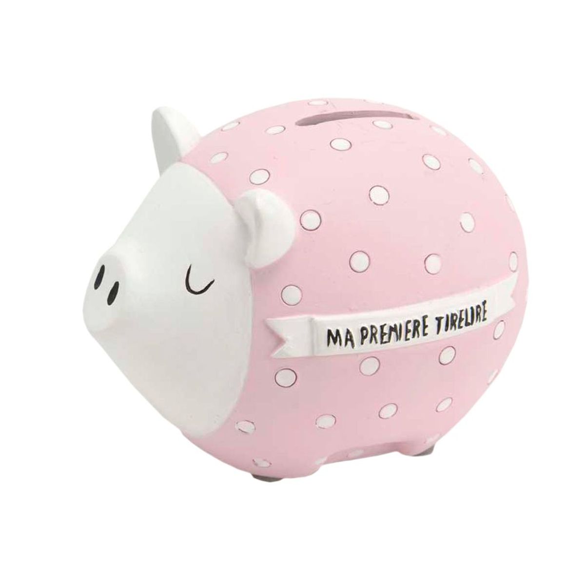 Tirelire Enfant Rose Cochon - Incassable Plastique Solide, 13x10x11,5 Cm, Cadeau Épargne Fille Mignonne