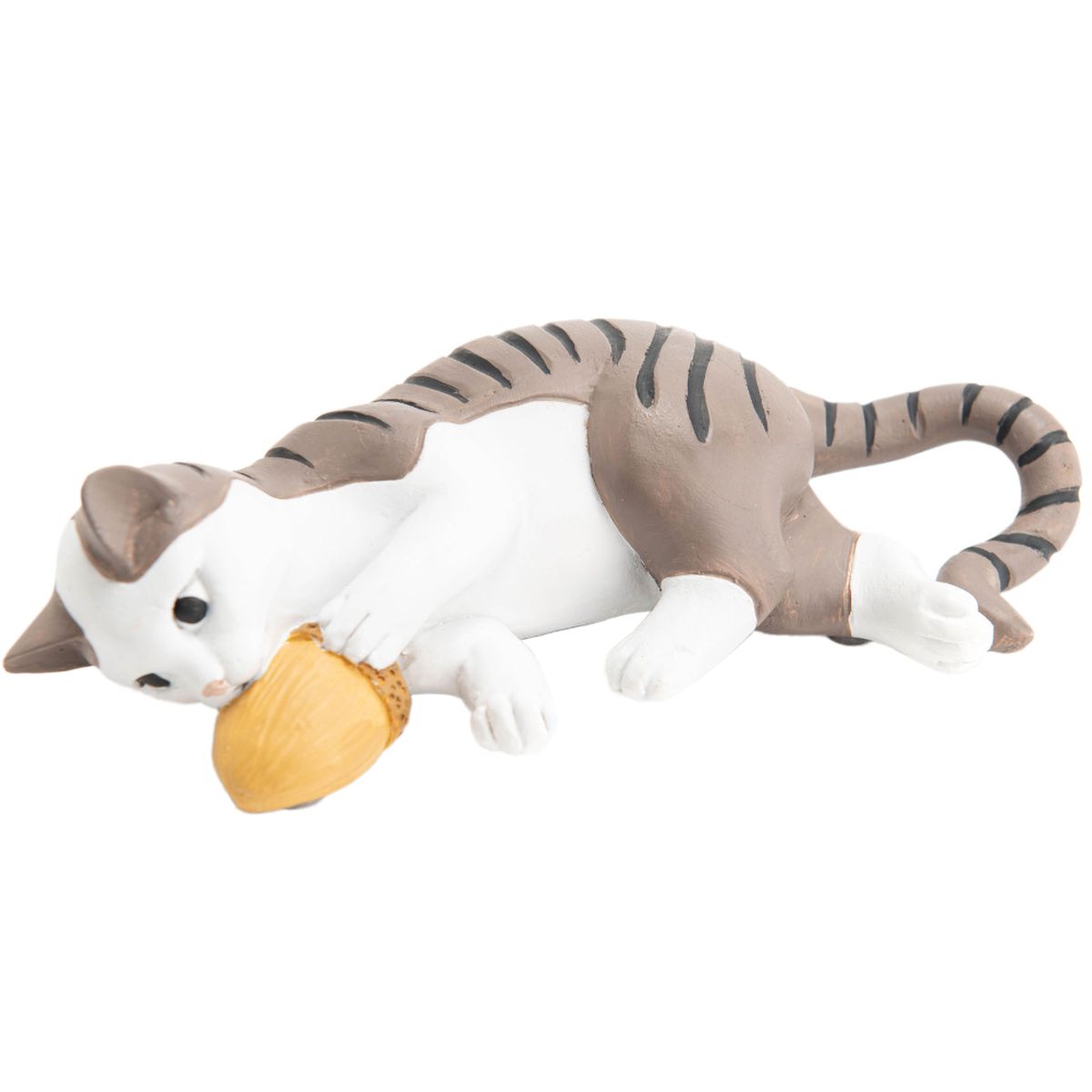 Figurine Yann le chat et le Gland en rsine 19 cm