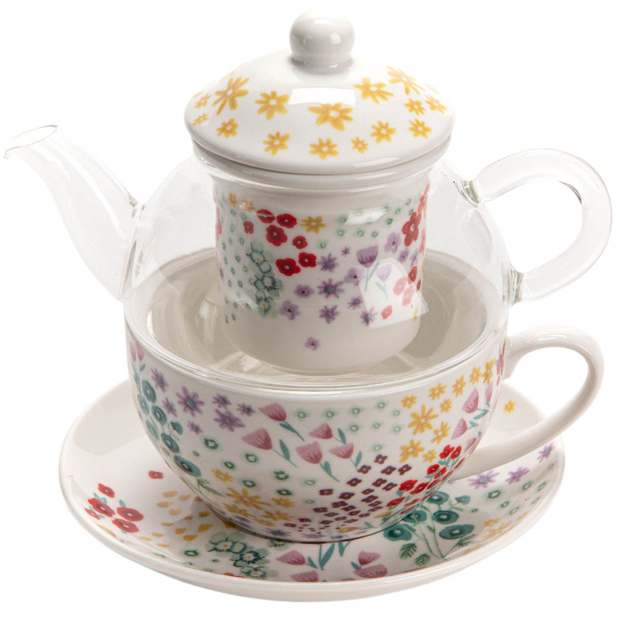 Mug à Thé Chats En Porcelaine Blanche Avec Infuseur - Marque Faye - Neuf - France