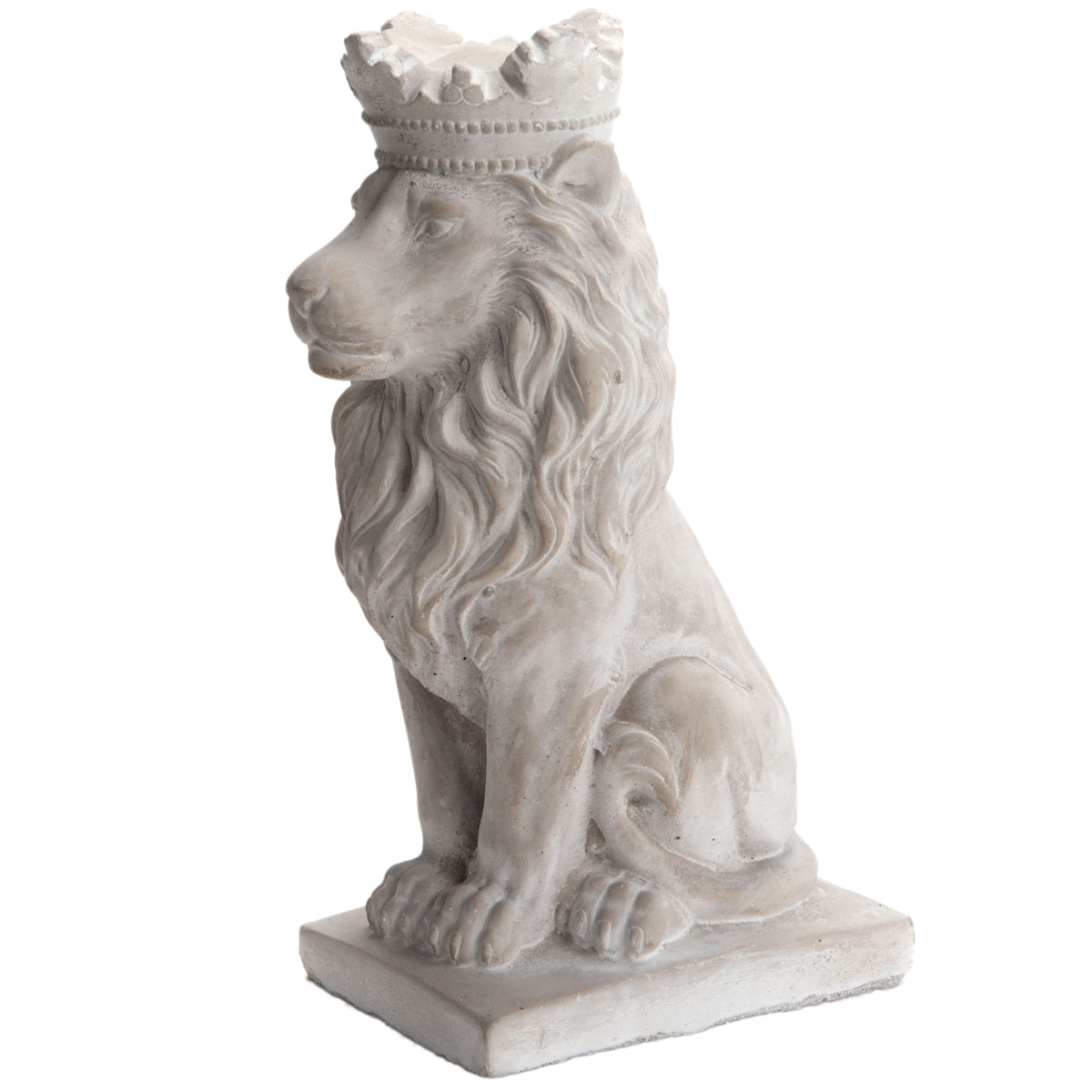 Statue Lion en pierre 35 cm