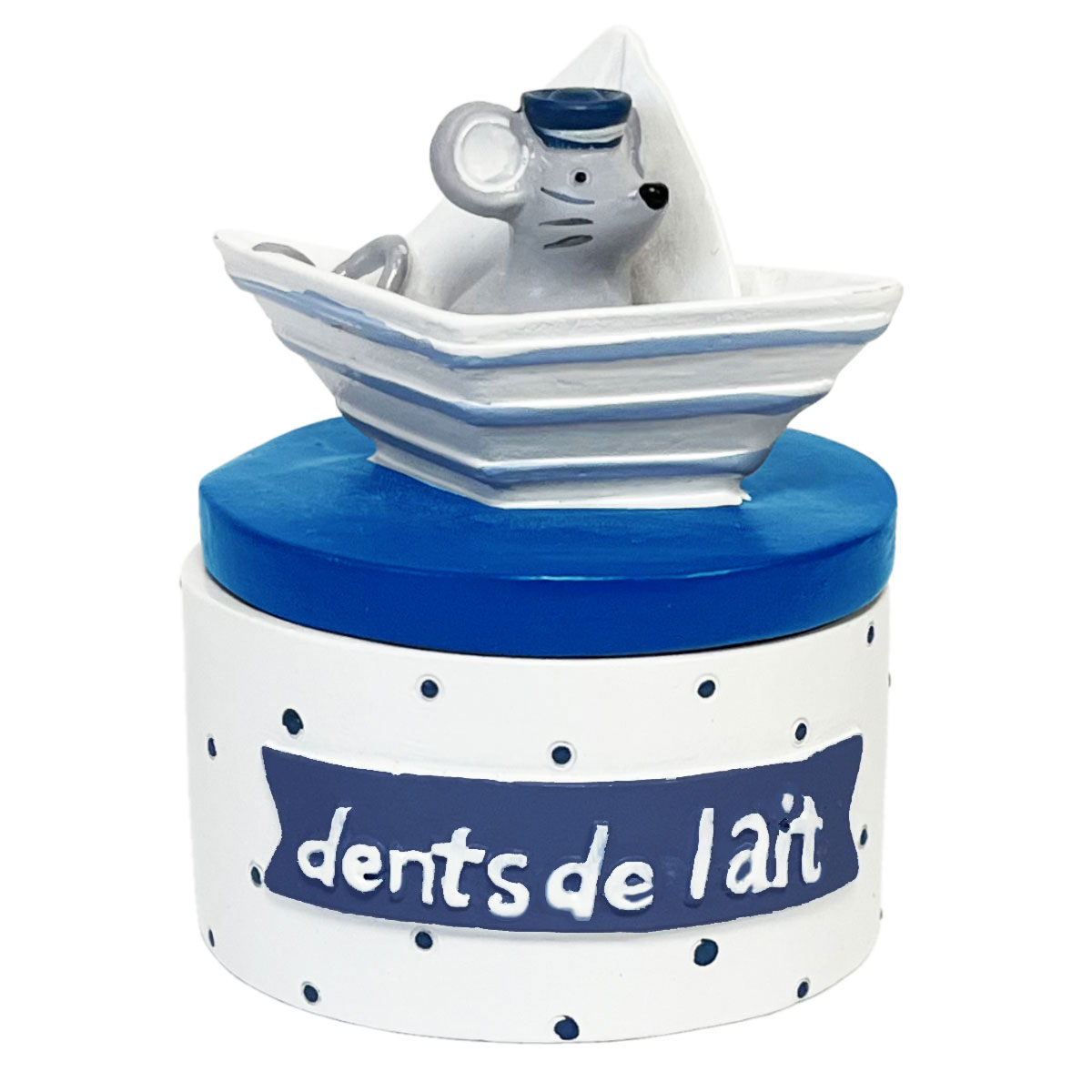 Petite boite  dents de lait petit moulin moutarde et souris